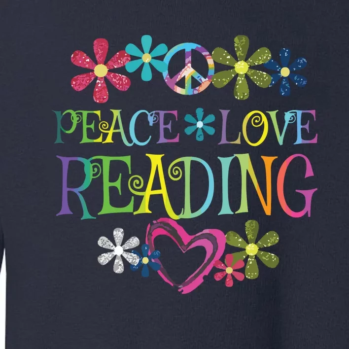 I Love Reading Shirt Book Lovers Gift Reading Club Toddler Sweatshirt