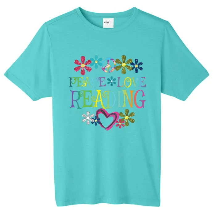 I Love Reading Shirt Book Lovers Gift Reading Club ChromaSoft Performance T-Shirt