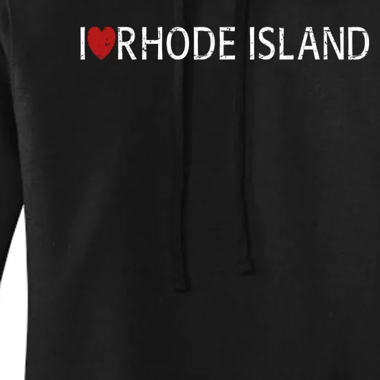 I Love Rhode Island Women's Pullover Hoodie