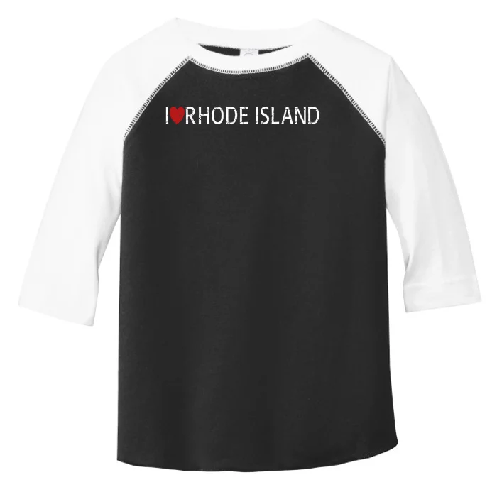 I Love Rhode Island Toddler Fine Jersey T-Shirt