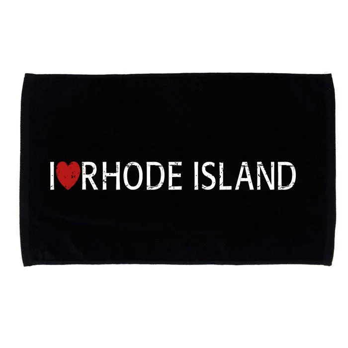 I Love Rhode Island Microfiber Hand Towel