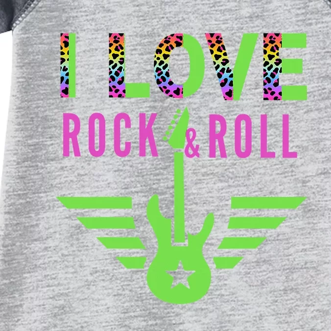 I Love Rock And Roll Guitar Infant Baby Jersey Bodysuit