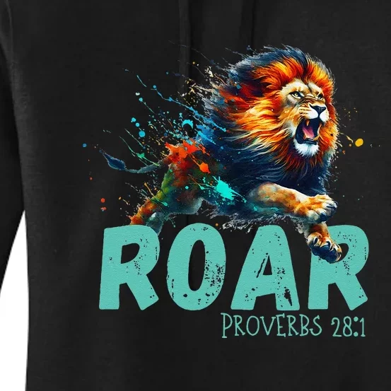 Inspirational Lion Roar Women's Pullover Hoodie