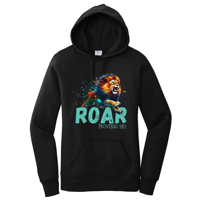 Inspirational Lion Roar Women's Pullover Hoodie