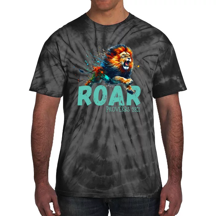 Inspirational Lion Roar Tie-Dye T-Shirt