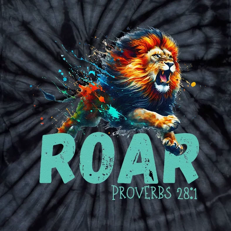 Inspirational Lion Roar Tie-Dye T-Shirt