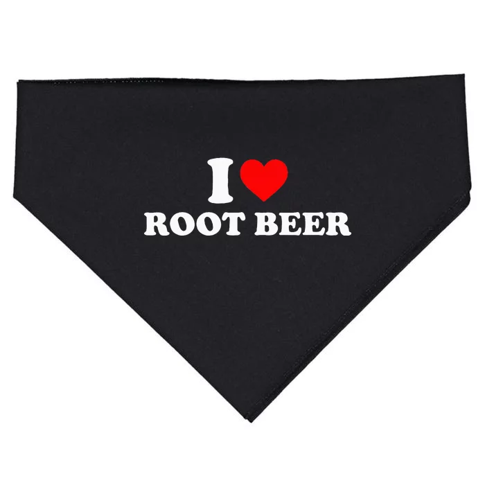 i love root beer root beer USA-Made Doggie Bandana