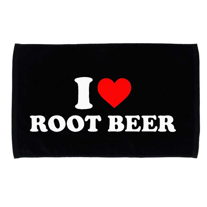 i love root beer root beer Microfiber Hand Towel