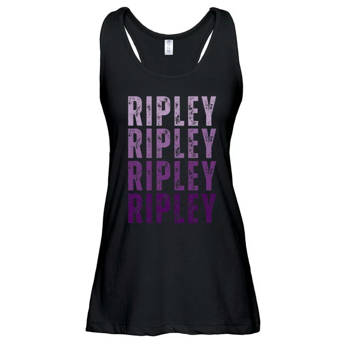 I Love Ripley Personalized Name Ripley Vintage Ladies Essential Flowy Tank