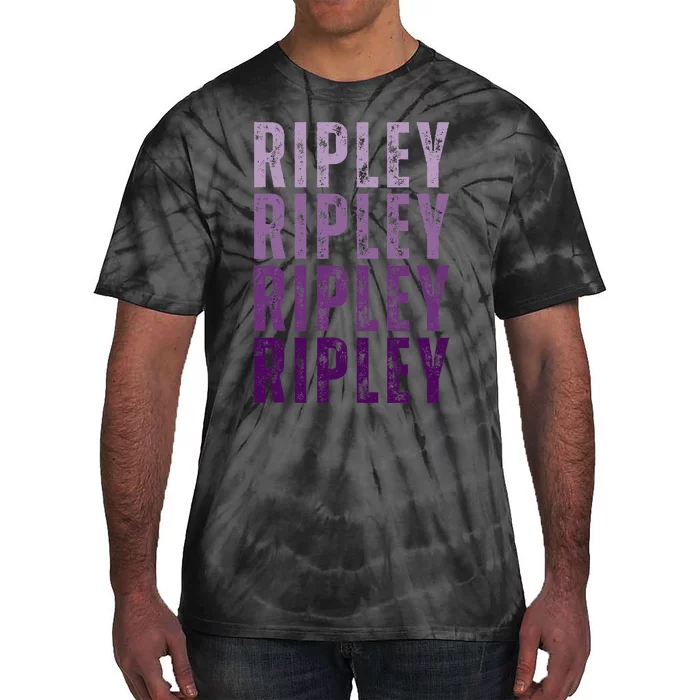 I Love Ripley Personalized Name Ripley Vintage Tie-Dye T-Shirt