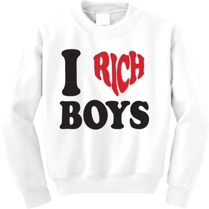 I Love Rich B.O.Y.S. Kids Sweatshirt