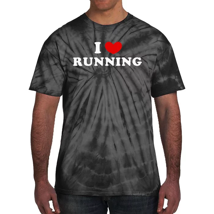 I Love Running Tie-Dye T-Shirt