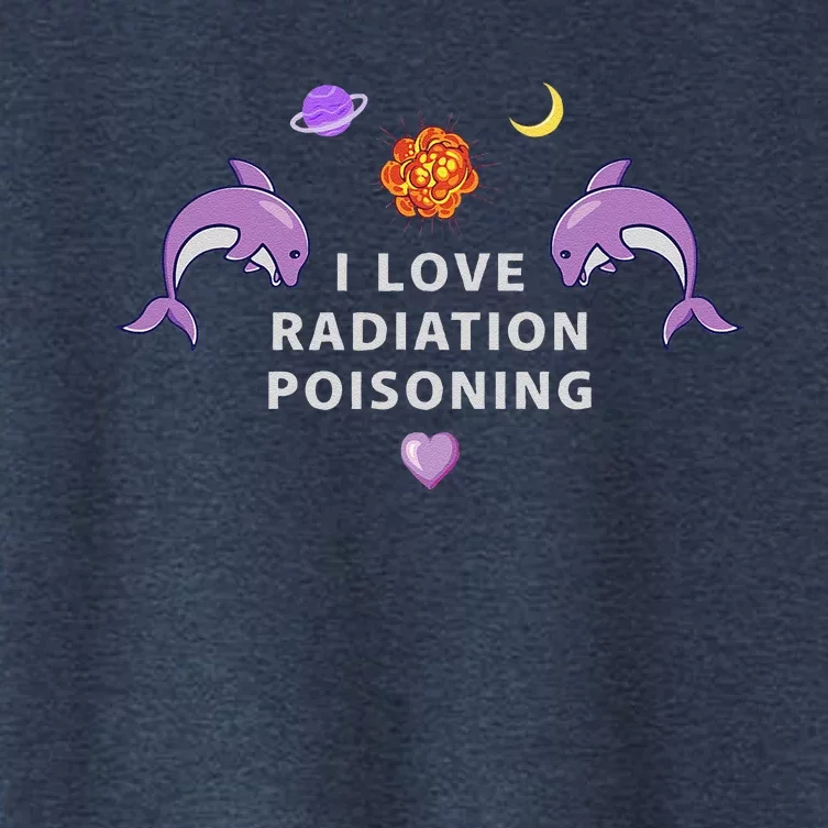 I Love Radiation Poisoning Women's Crop Top Tee