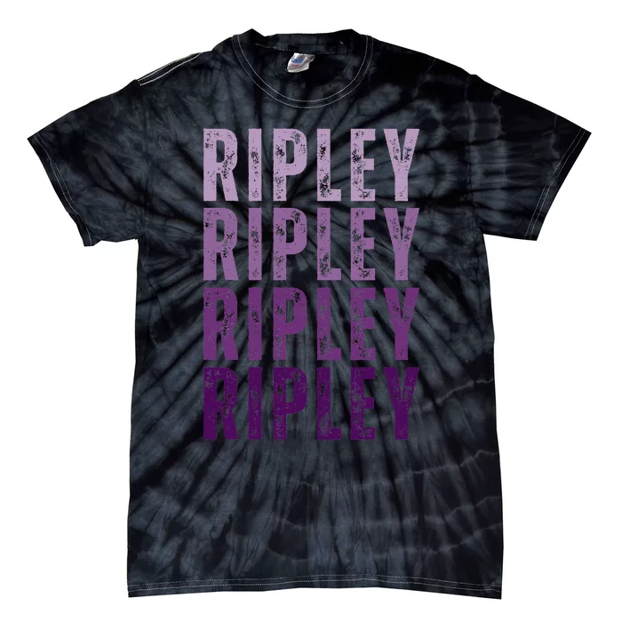 I Love Ripley Personalized Name Ripley Vintage Tie-Dye T-Shirt