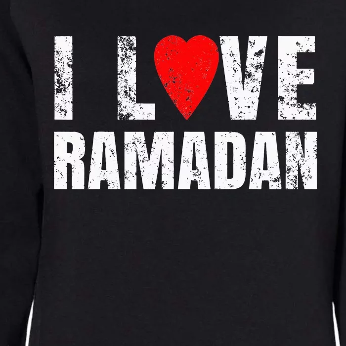 I Love Ramadan. Womens California Wash Sweatshirt