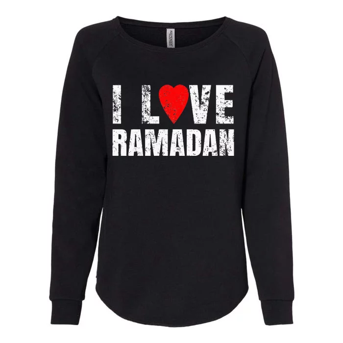 I Love Ramadan. Womens California Wash Sweatshirt