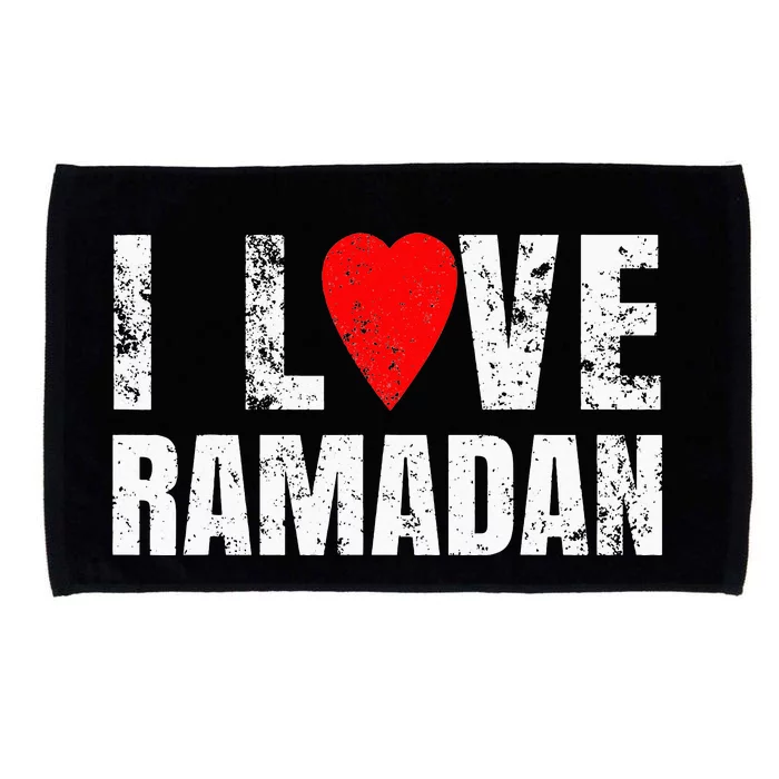 I Love Ramadan. Microfiber Hand Towel