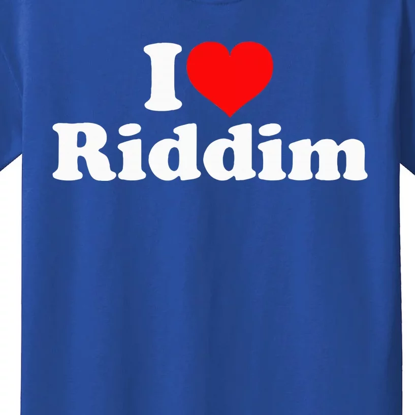 I Love Riddim Kids T-Shirt