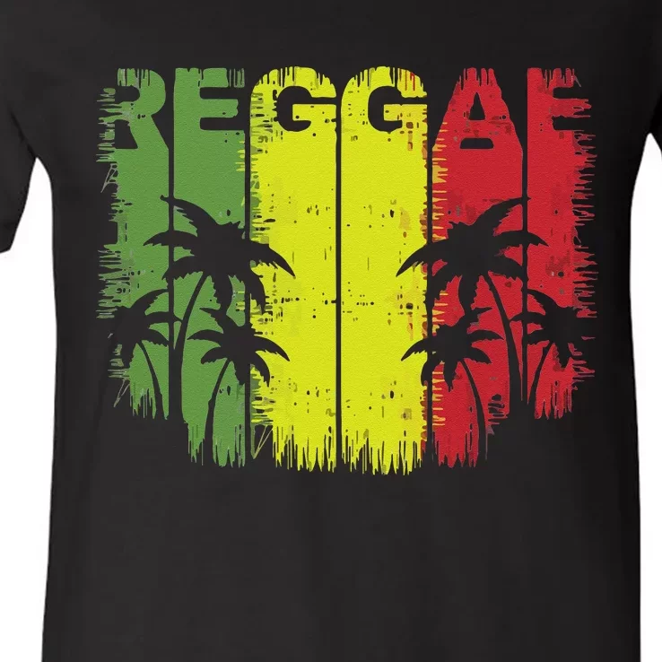 I Love Reggae Music Hoodie V-Neck T-Shirt