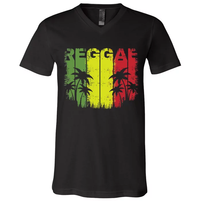 I Love Reggae Music Hoodie V-Neck T-Shirt