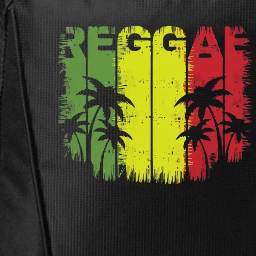 I Love Reggae Music Hoodie City Backpack