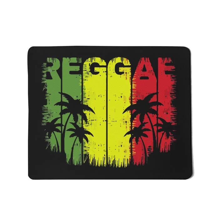 I Love Reggae Music Hoodie Mousepad