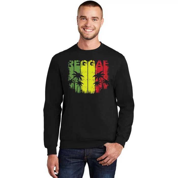 I Love Reggae Music Hoodie Tall Sweatshirt