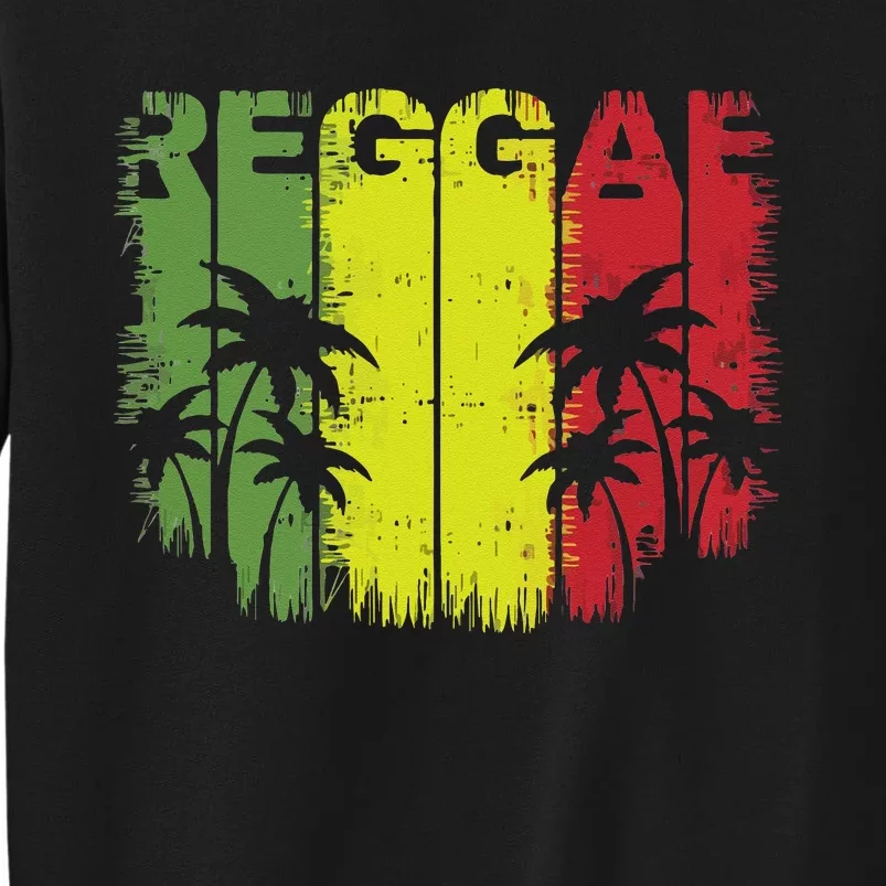 I Love Reggae Music Hoodie Tall Sweatshirt