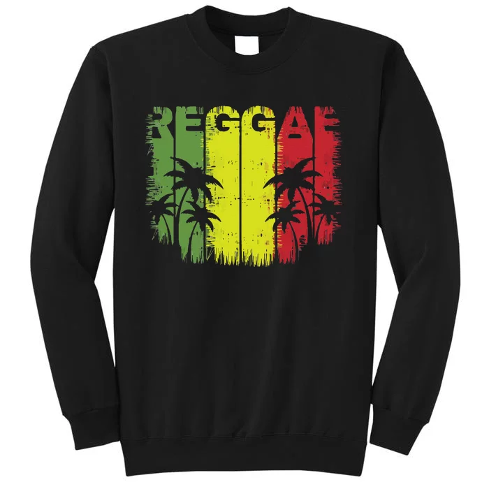 I Love Reggae Music Hoodie Tall Sweatshirt