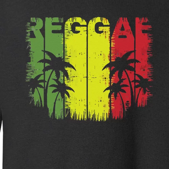 I Love Reggae Music Hoodie Toddler Sweatshirt