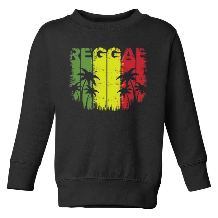 I Love Reggae Music Hoodie Toddler Sweatshirt