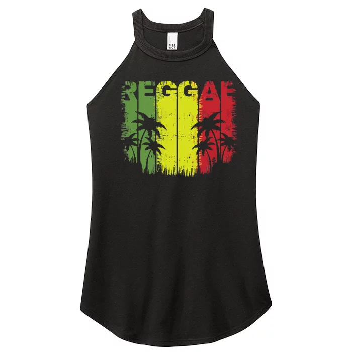 I Love Reggae Music Hoodie Women’s Perfect Tri Rocker Tank