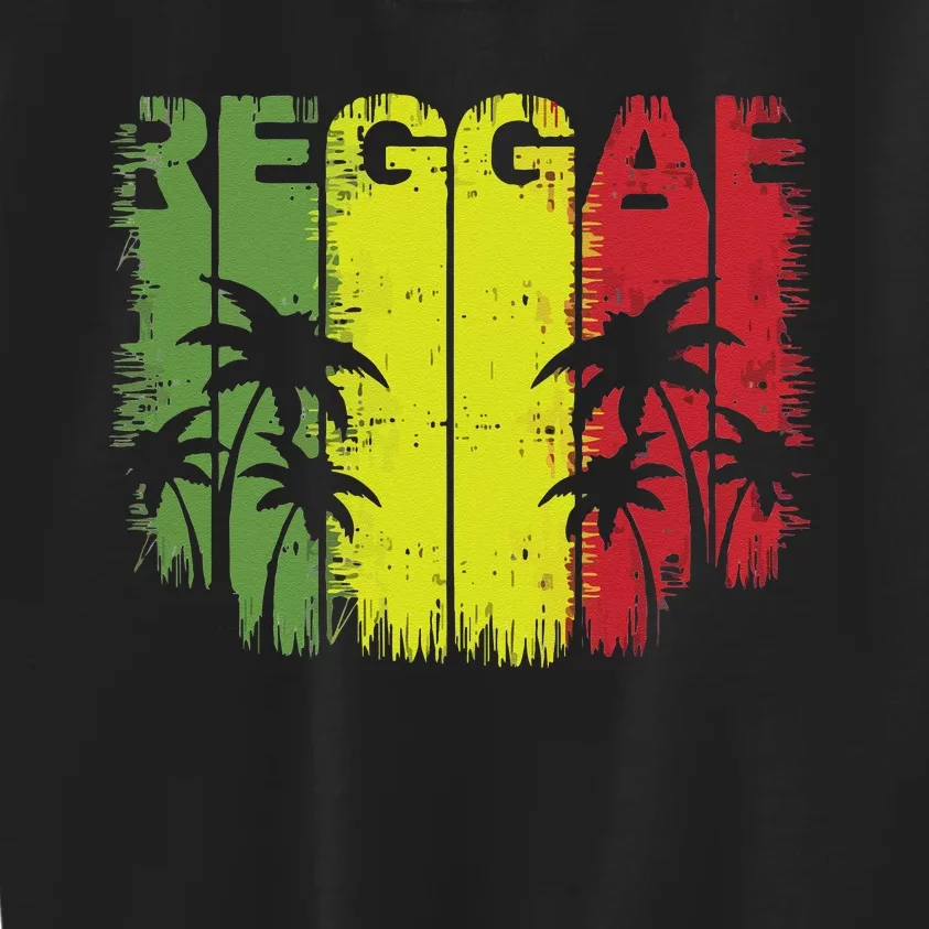 I Love Reggae Music Hoodie Kids Sweatshirt