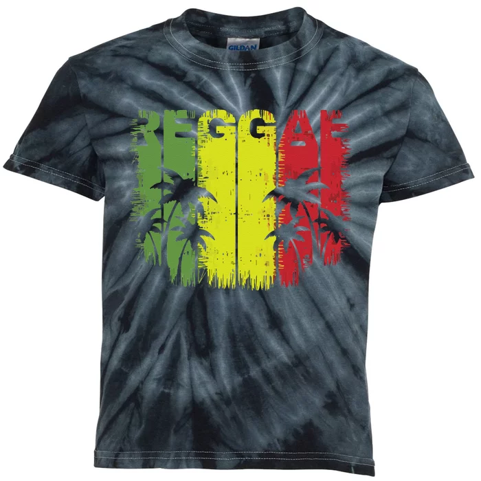 I Love Reggae Music Hoodie Kids Tie-Dye T-Shirt