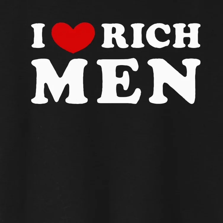 I Love Rich Women's Crop Top Tee