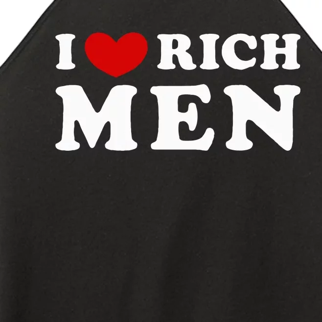 I Love Rich Women’s Perfect Tri Rocker Tank