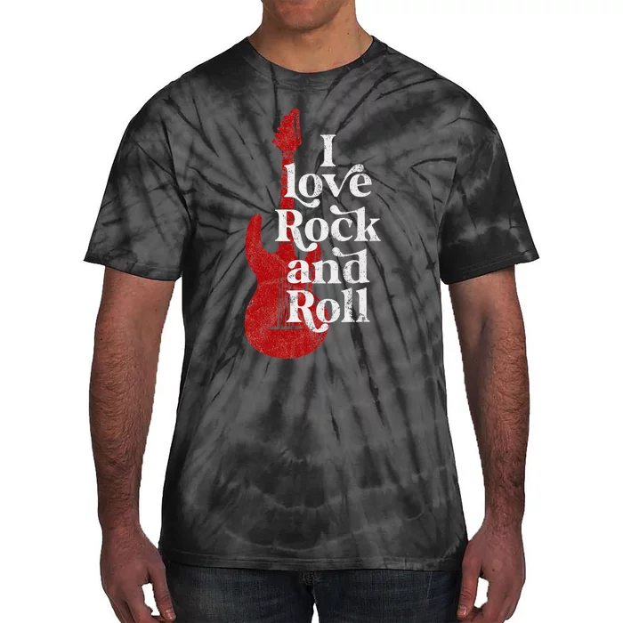 I Love Rock And Roll Tie-Dye T-Shirt