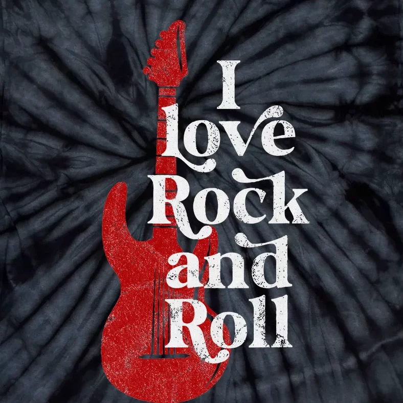 I Love Rock And Roll Tie-Dye T-Shirt