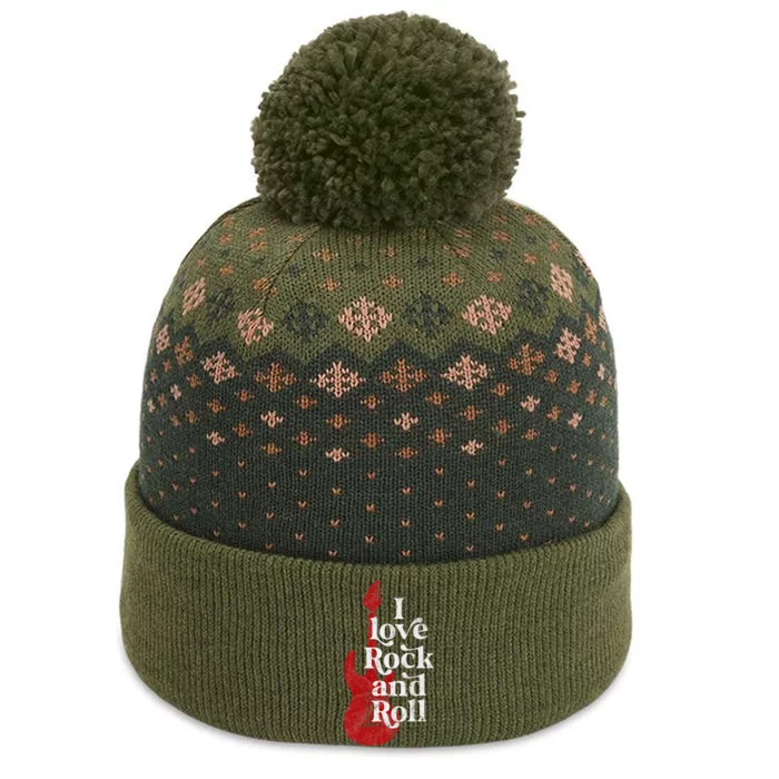 I Love Rock And Roll The Baniff Cuffed Pom Beanie