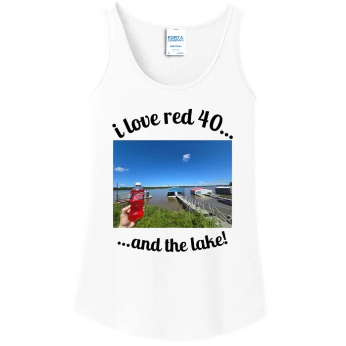 I Love Red 40 And Tha Lake Ladies Essential Tank