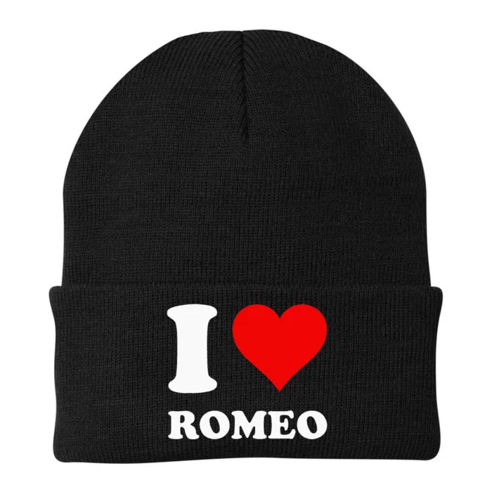 I Love Romeo Knit Cap Winter Beanie