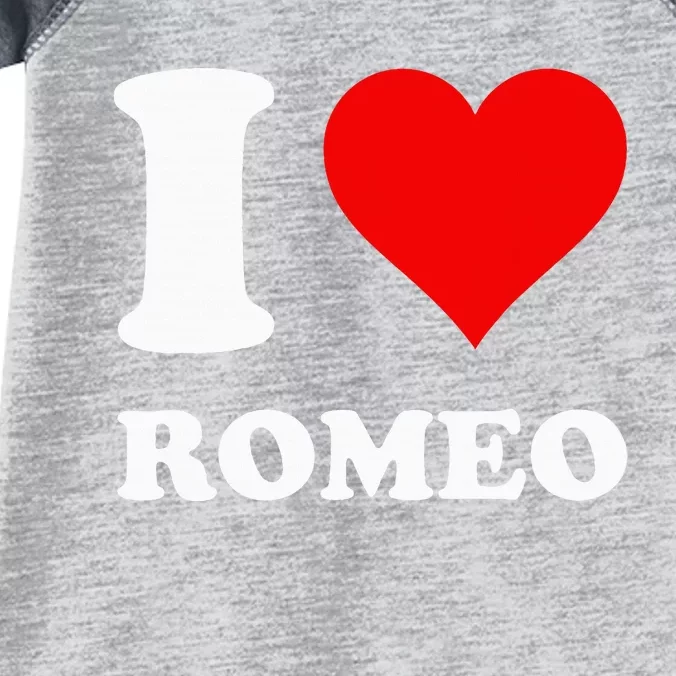 I Love Romeo Infant Baby Jersey Bodysuit