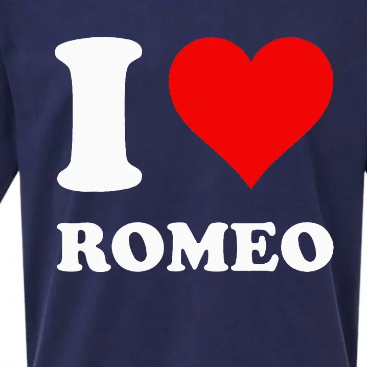 I Love Romeo Sueded Cloud Jersey T-Shirt