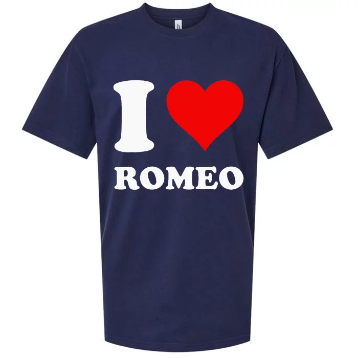 I Love Romeo Sueded Cloud Jersey T-Shirt