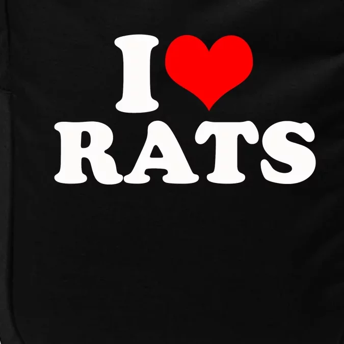 I Love Rats Impact Tech Backpack