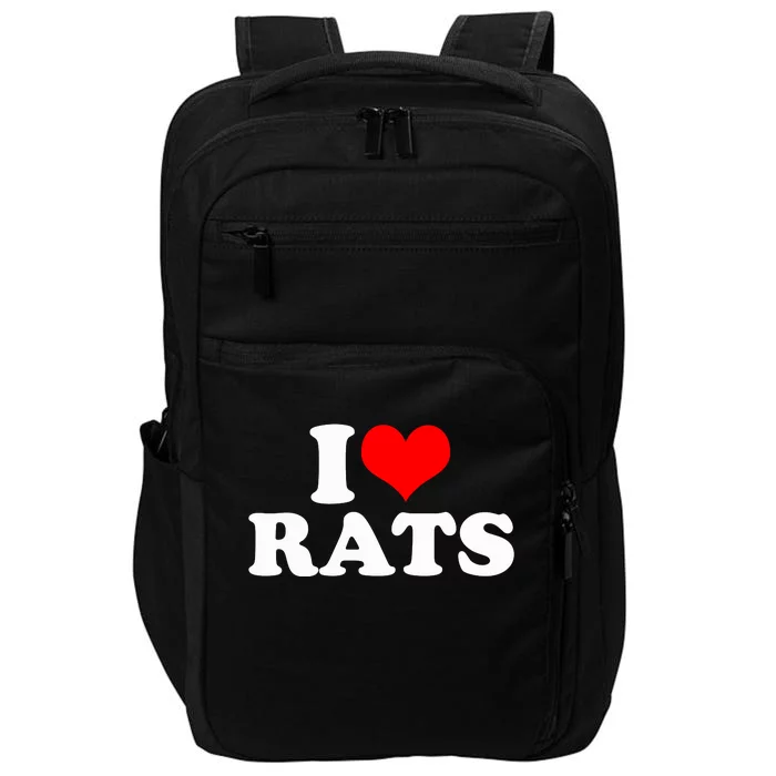 I Love Rats Impact Tech Backpack