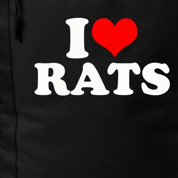 I Love Rats Daily Commute Backpack