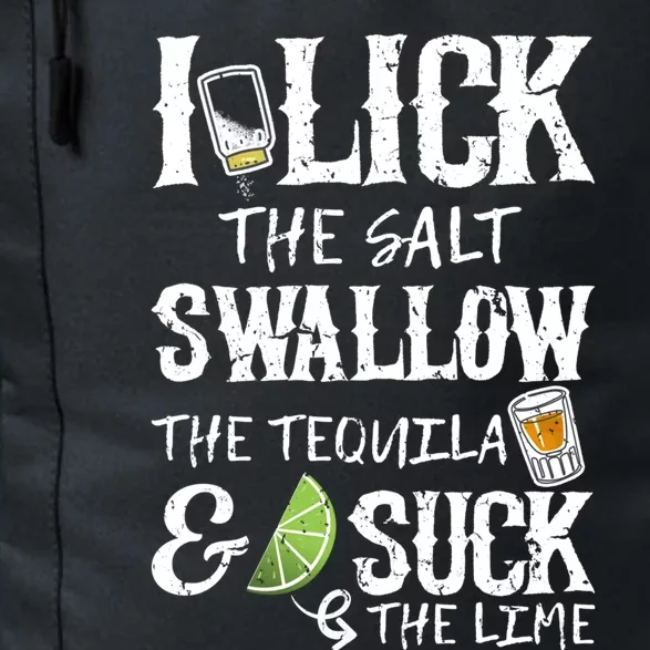 I Lick Salt Swallow Tequila Suck Lime Cinco De Mayo Cute Gift Daily Commute Backpack