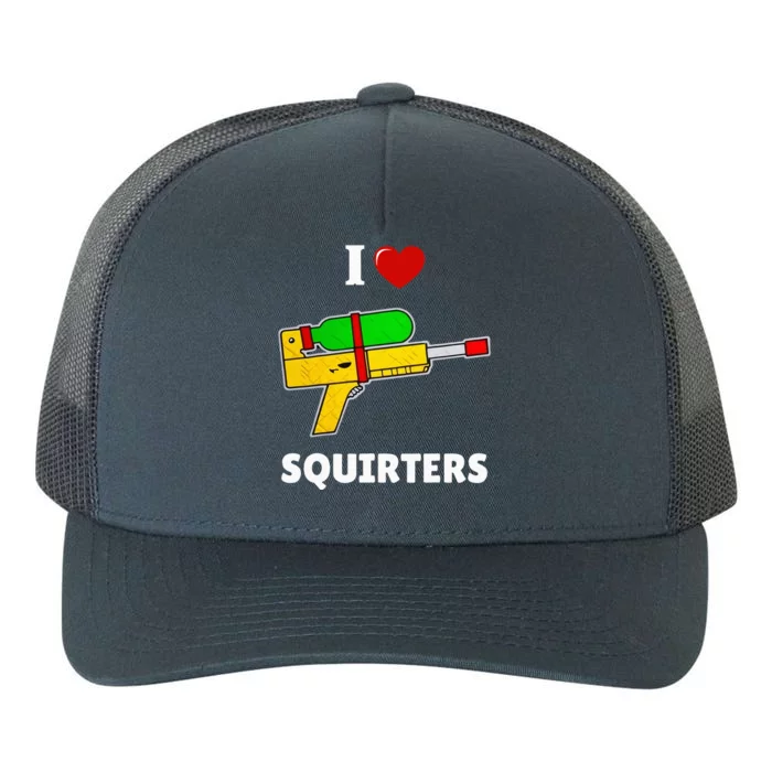 I Love Squirters Heart Design I Love Squirters Yupoong Adult 5-Panel Trucker Hat