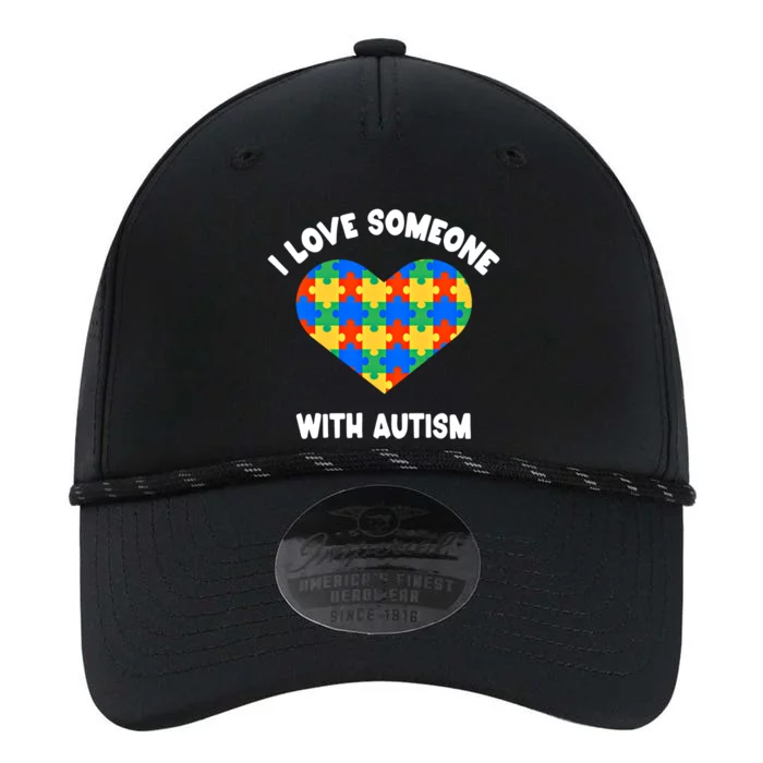 I Love Someone With Autism Puzzle Heart Awareness Gift Performance The Dyno Cap